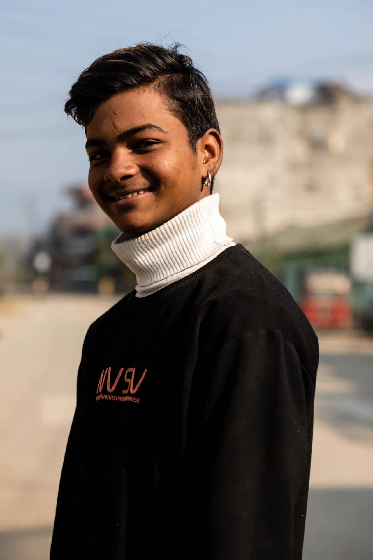 A young man